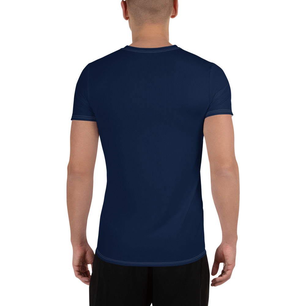 Navy Blue Athletic T-shirt