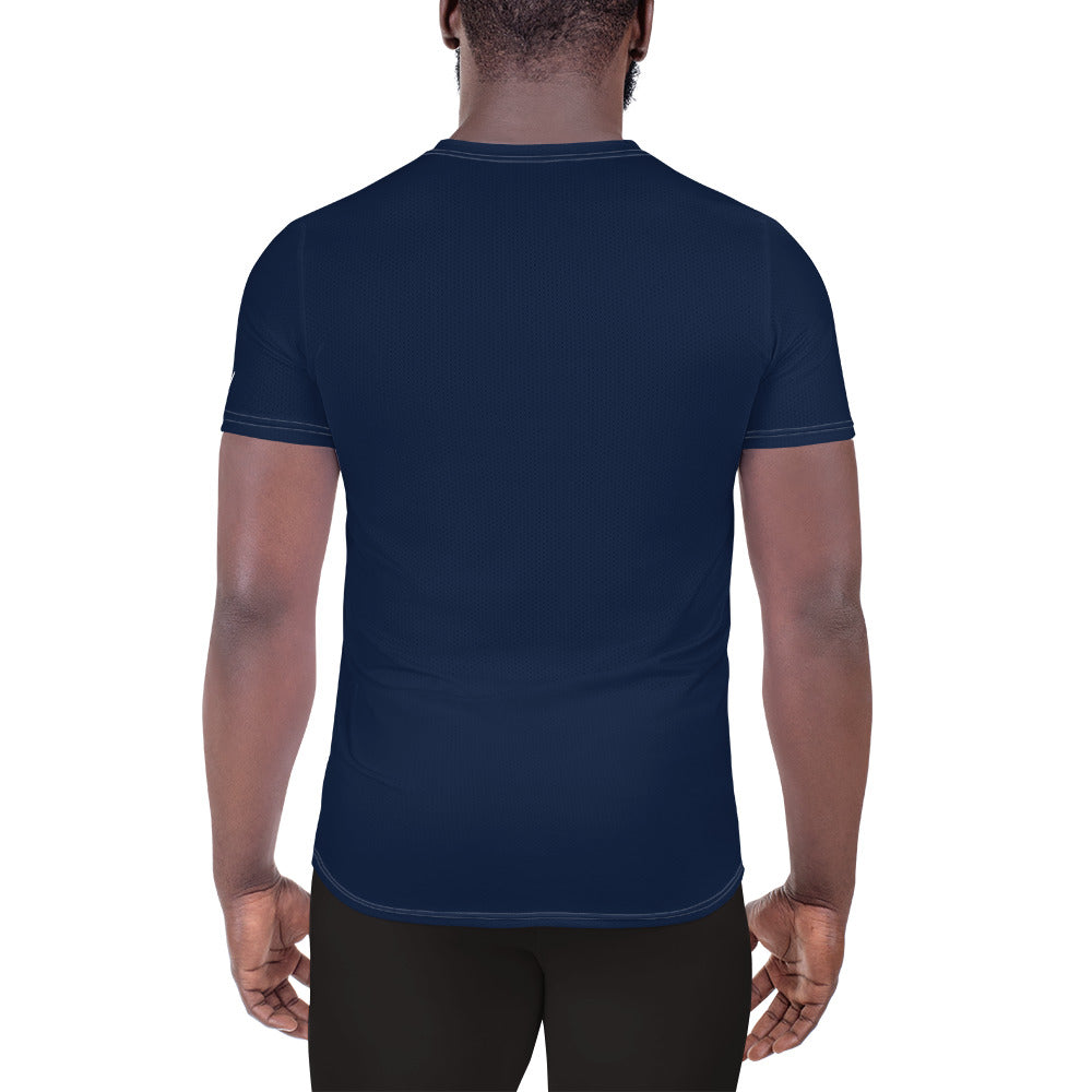 Navy Blue Athletic T-shirt