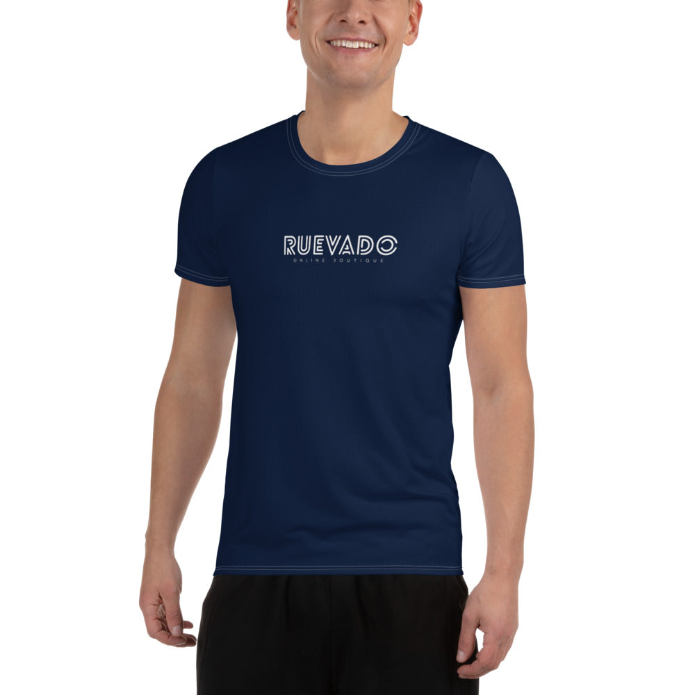 Navy Blue Athletic T-shirt