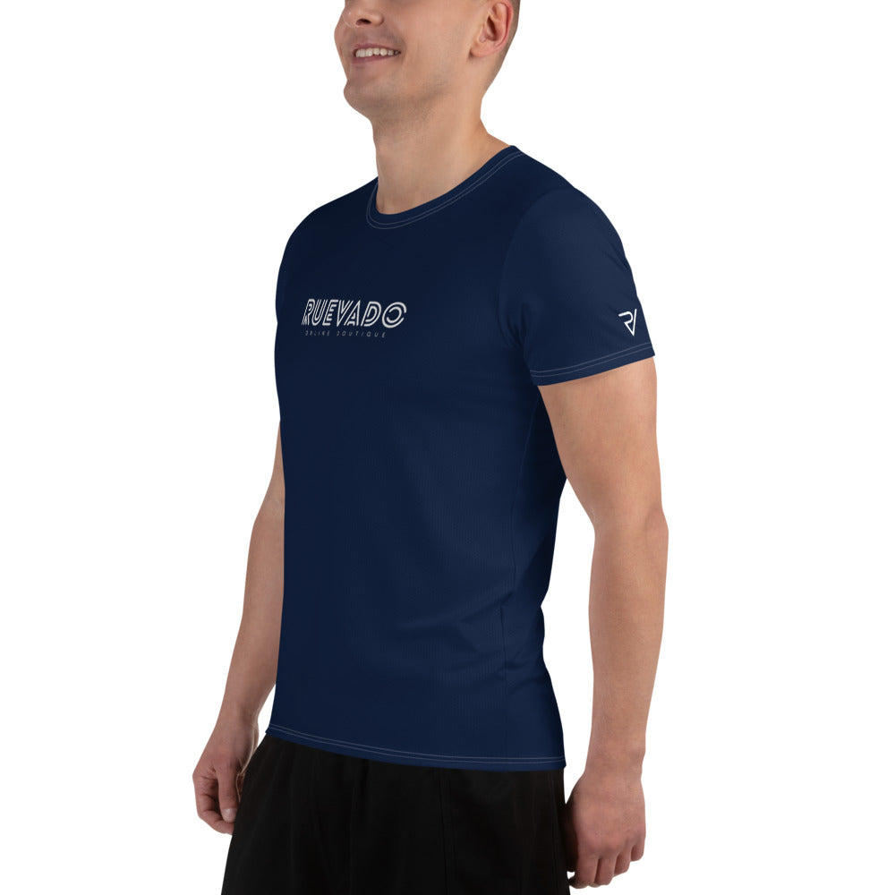 Navy Blue Athletic T-shirt