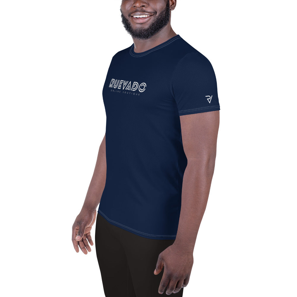 Navy Blue Athletic T-shirt