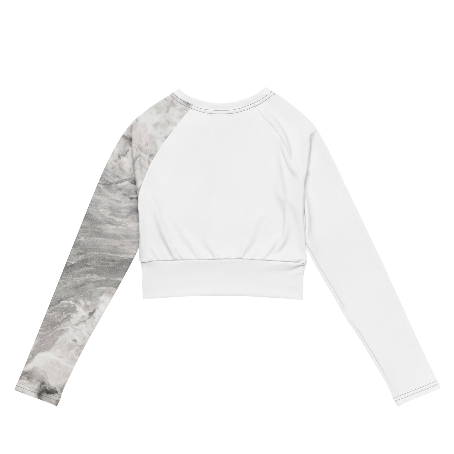 Nimbus long-sleeve crop top