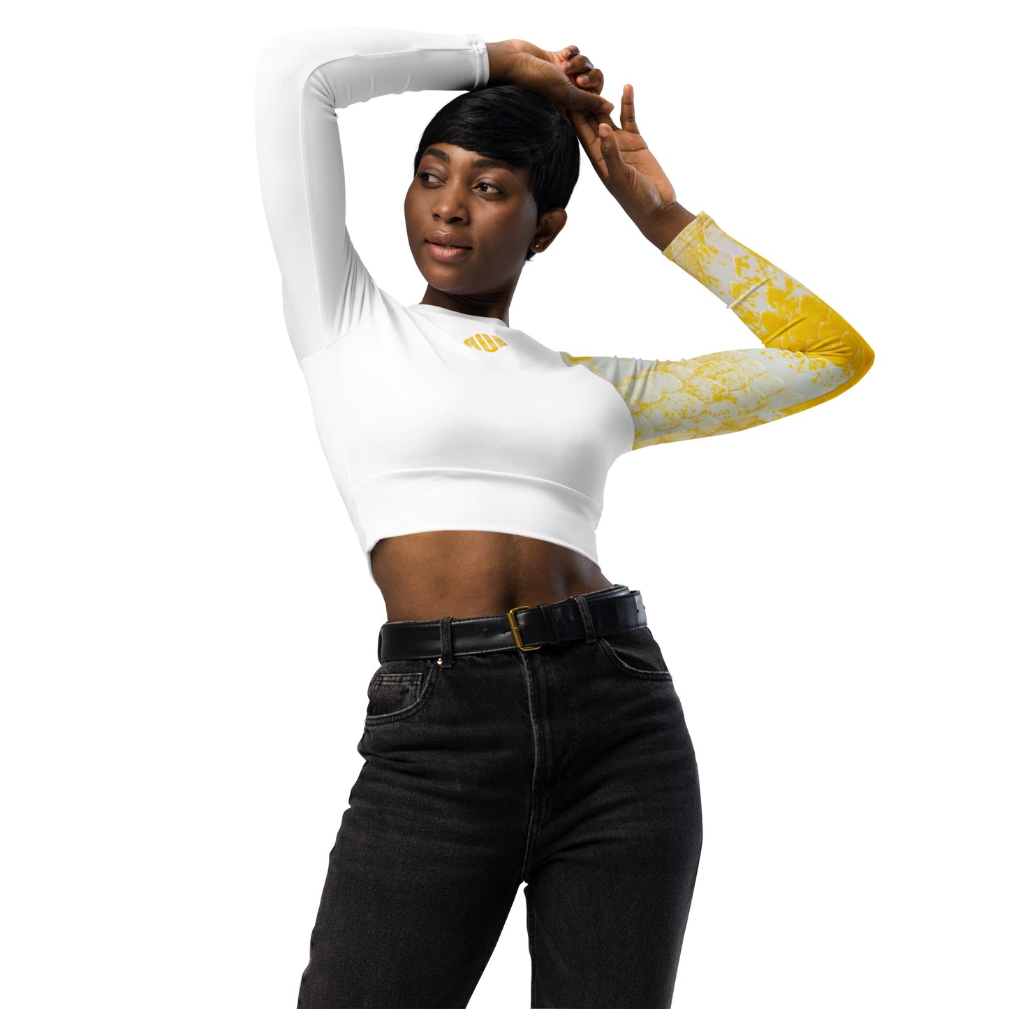 Bandeu long-sleeve crop top