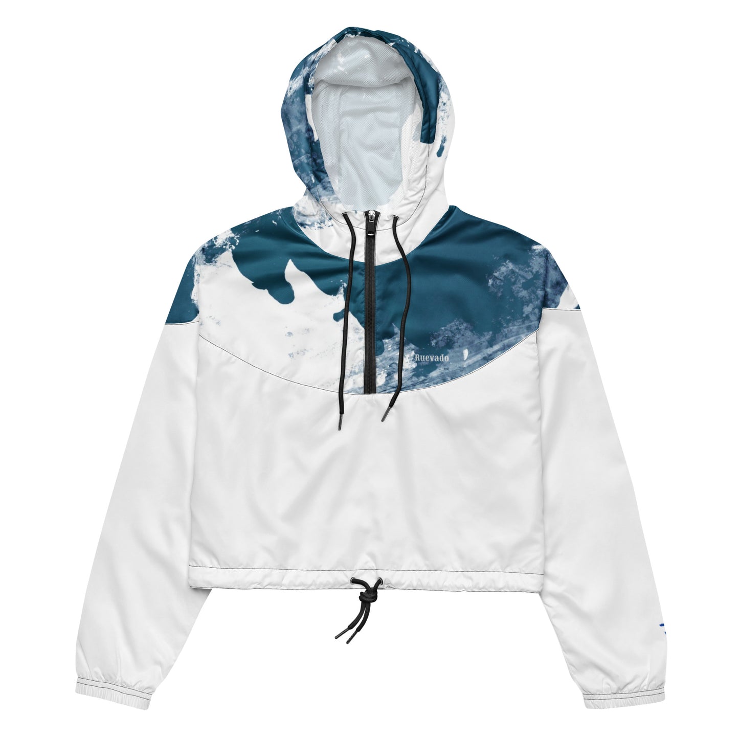 Splash cropped windbreaker