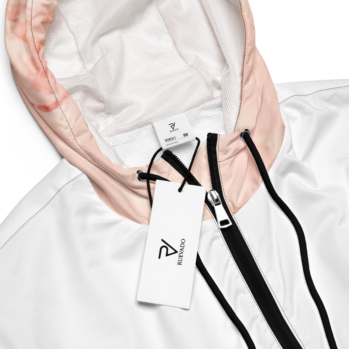 Rose Quartz cropped windbreaker