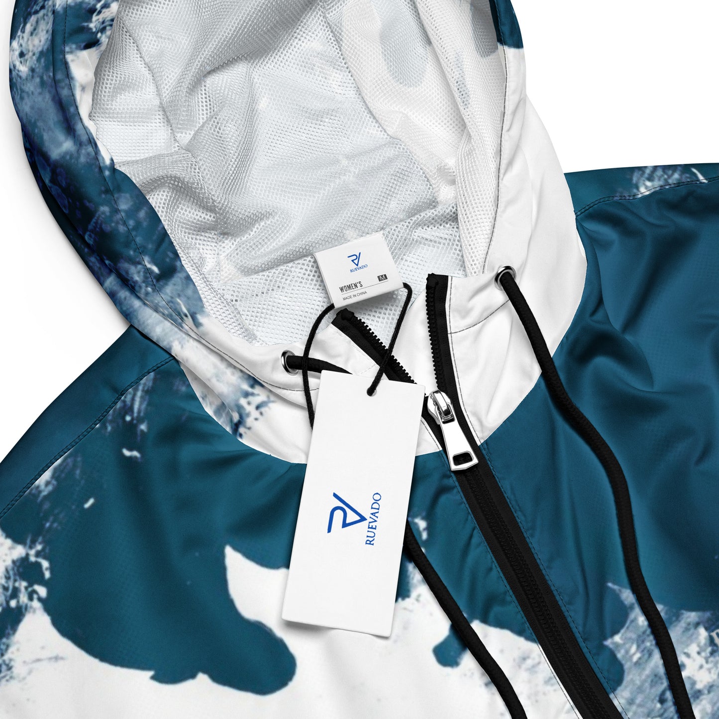 Splash cropped windbreaker