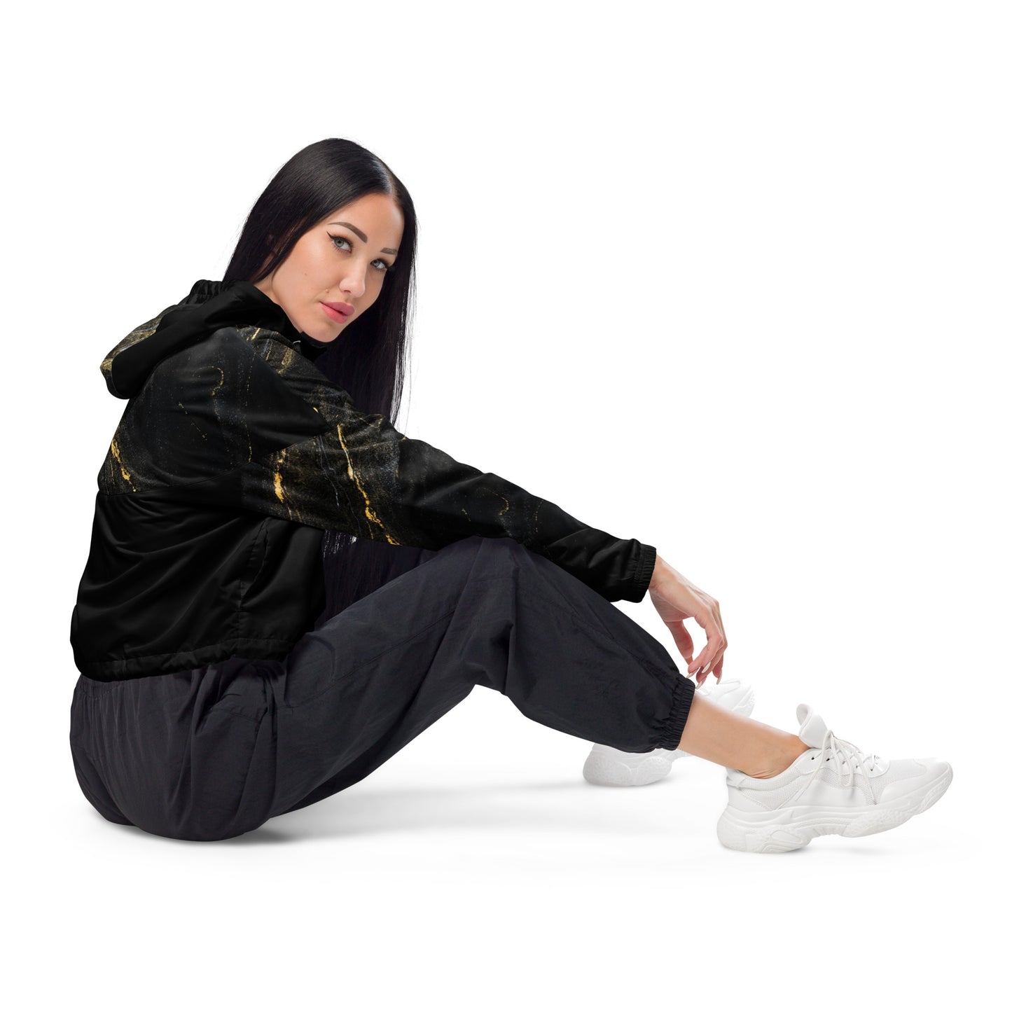 Portoro cropped windbreaker