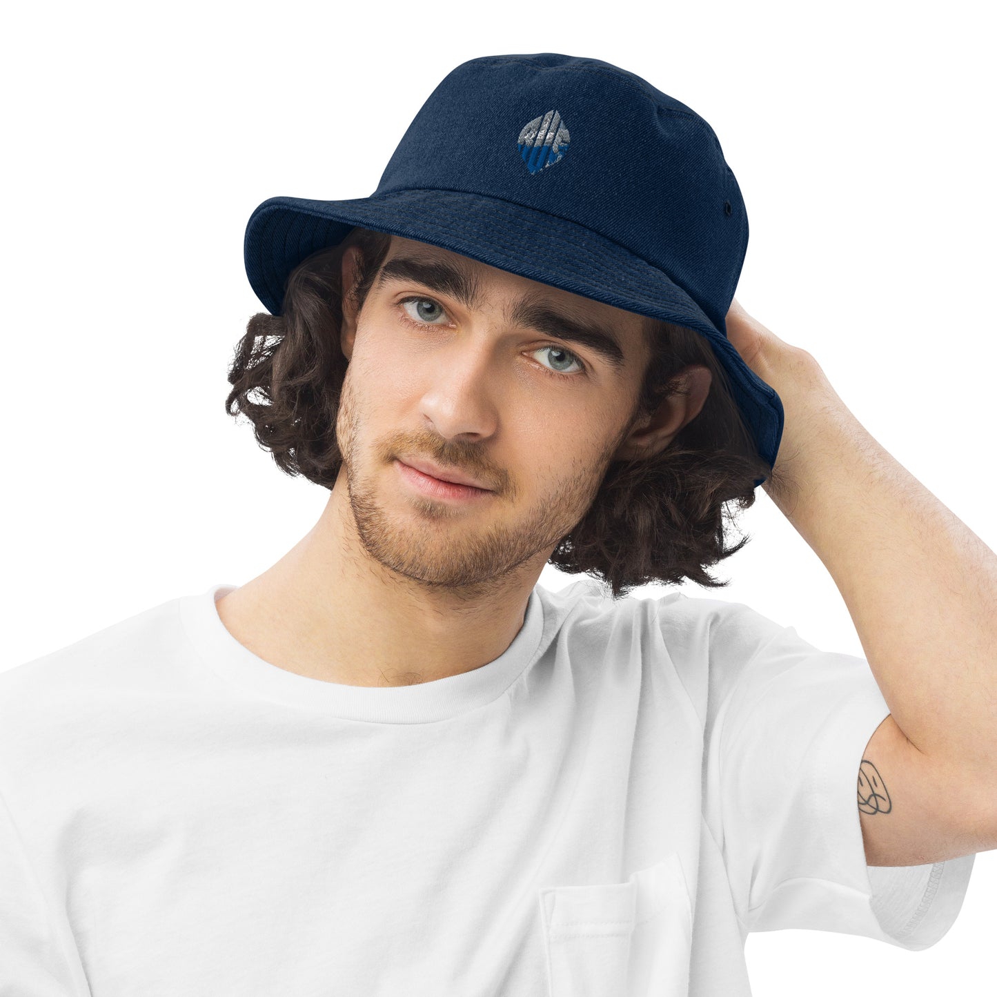 Multi-Denim bucket hat