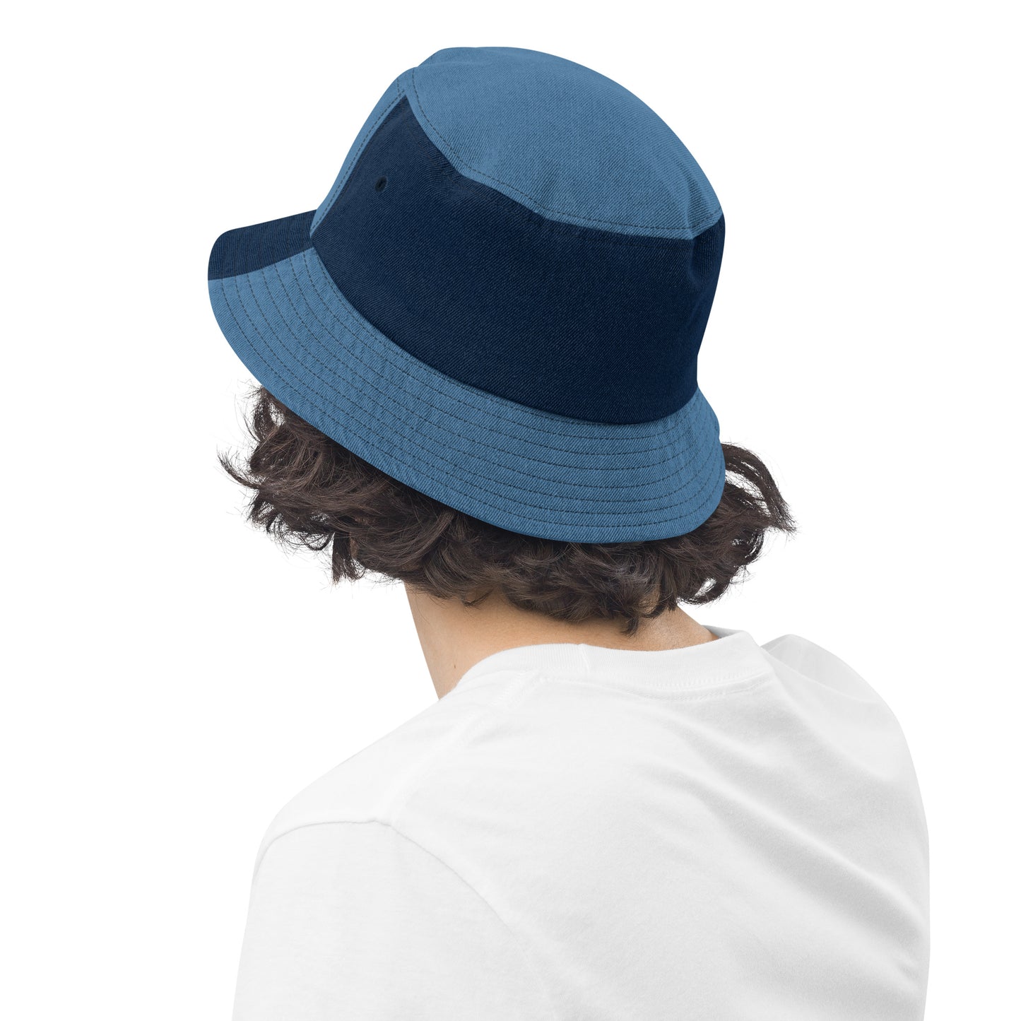 Multi-Denim bucket hat