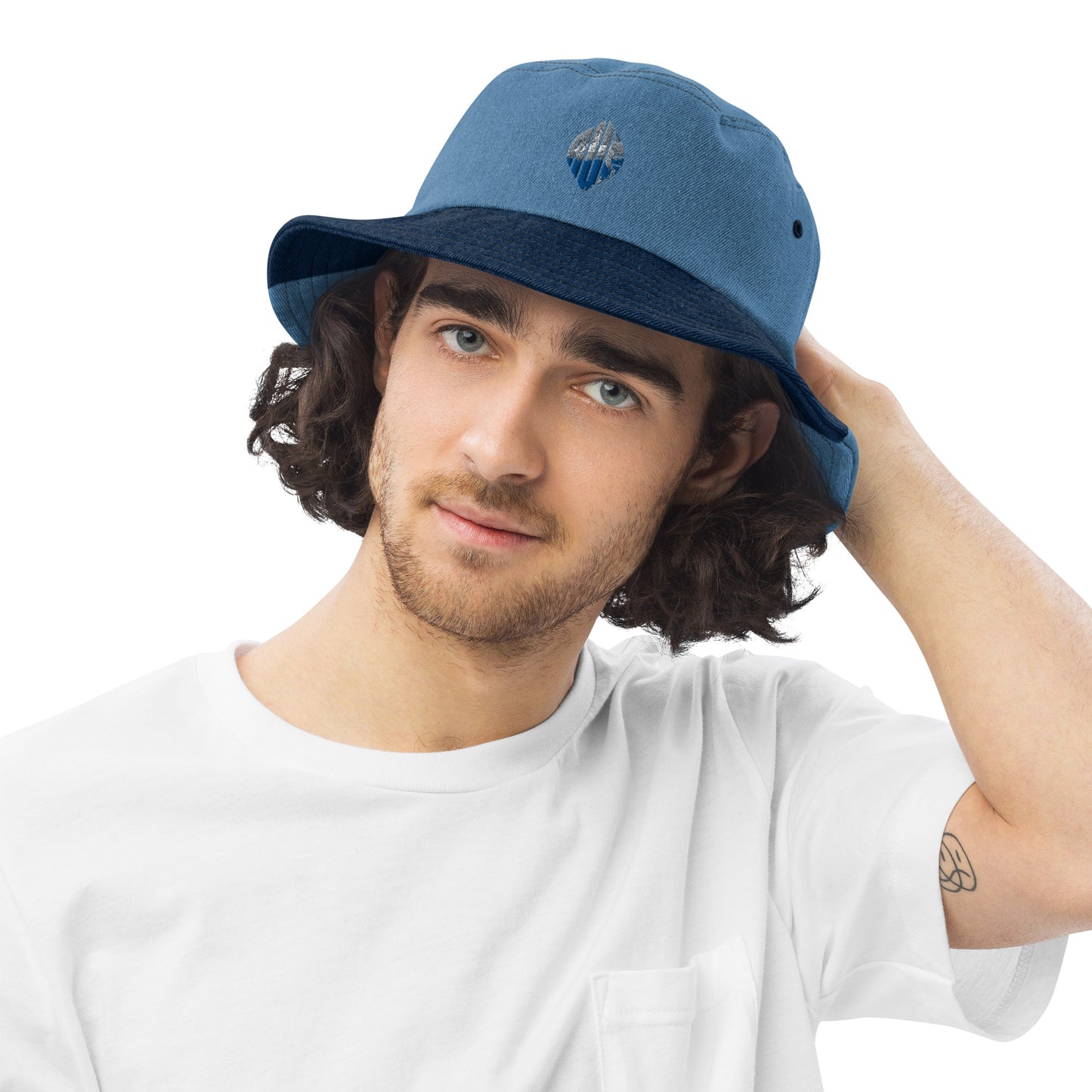 Multi-Denim bucket hat