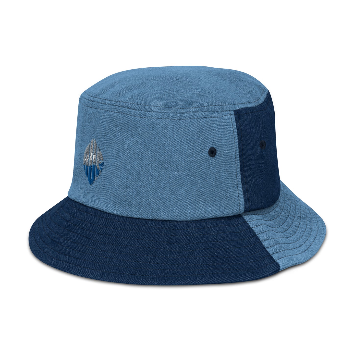 Multi-Denim bucket hat