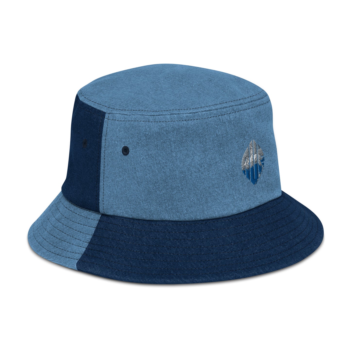 Multi-Denim bucket hat