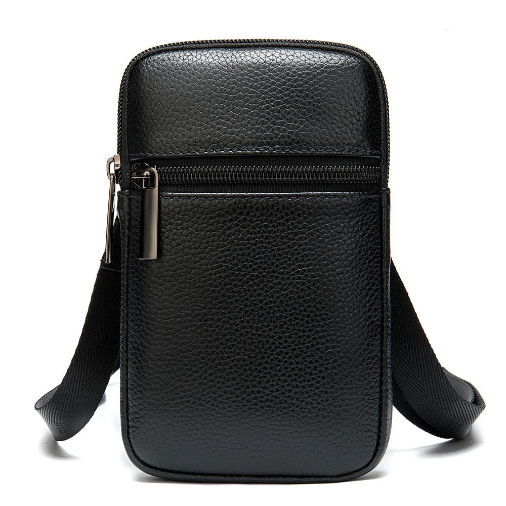 Merlo Leather Messenger Bag