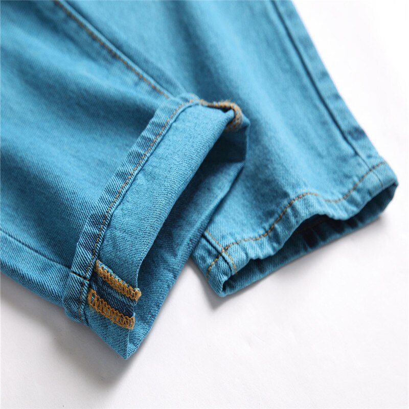 Turquoise Denim Jeans