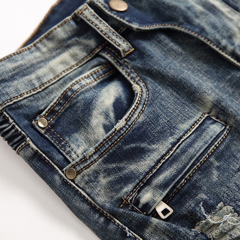 Mondier stitch jeans