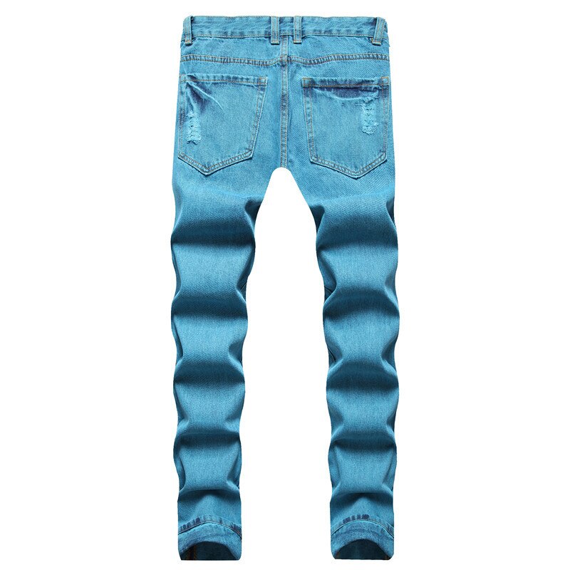 Turquoise Denim Jeans