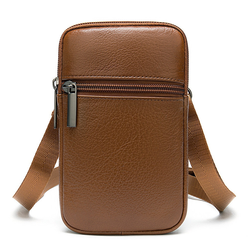 Merlo Leather Messenger Bag