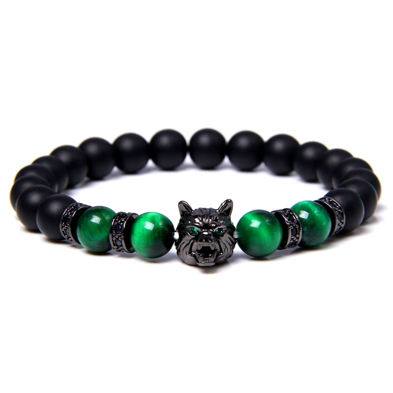 Tigris Emerald Eye Bracelet