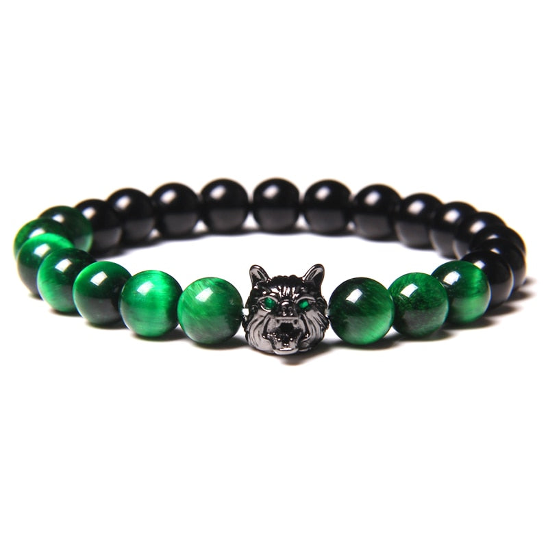 Tigris Emerald Eye Bracelet