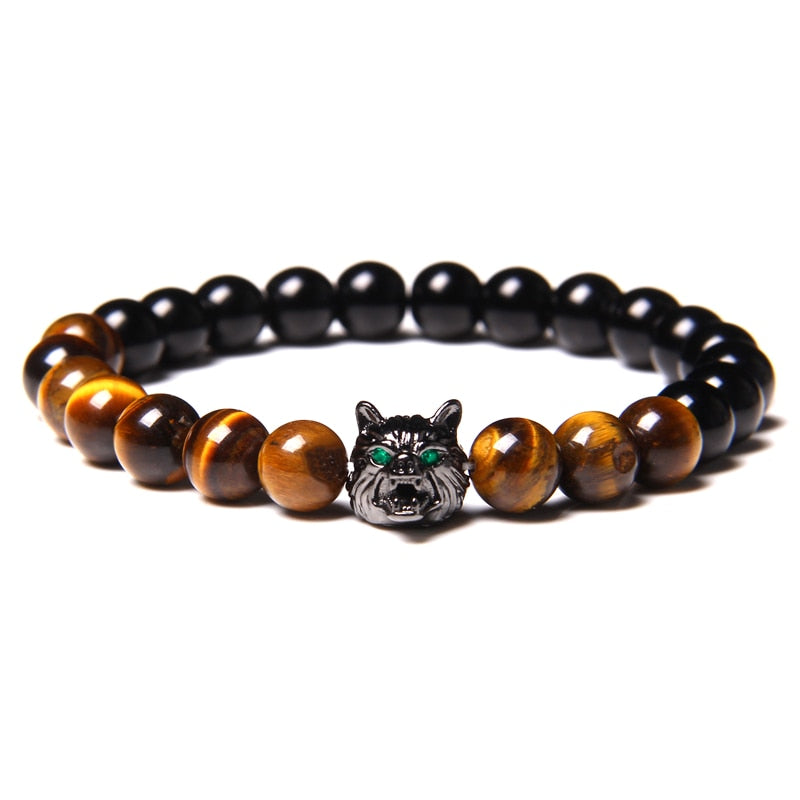 Tigris Emerald Eye Bracelet