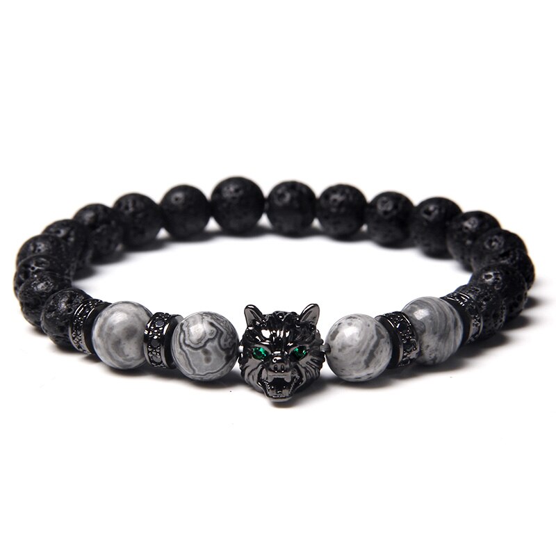 Tigris Emerald Eye Bracelet