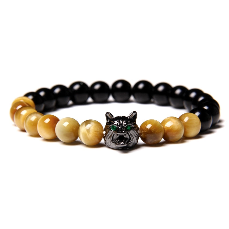 Tigris Emerald Eye Bracelet