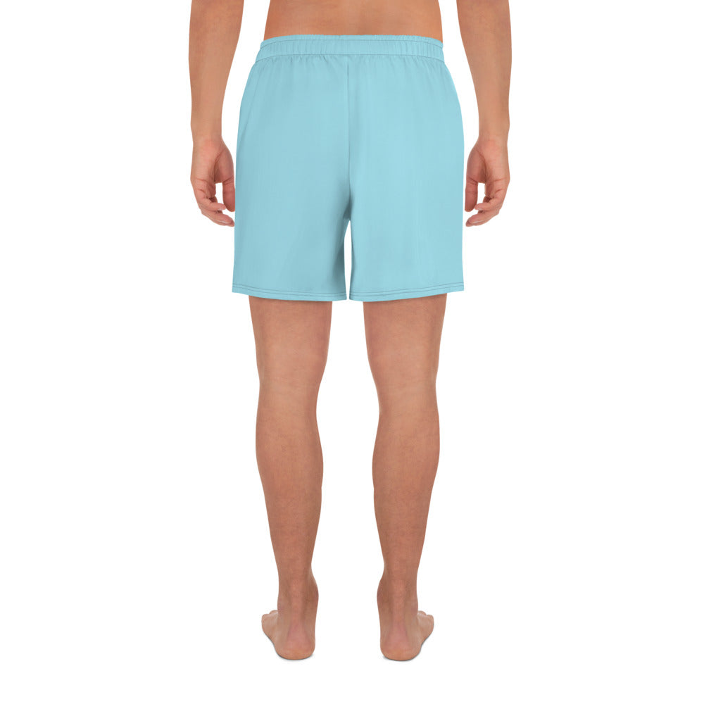 Lepion Sky Blue Athletic Shorts