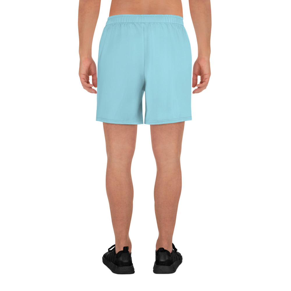 Lepion Sky Blue Athletic Shorts