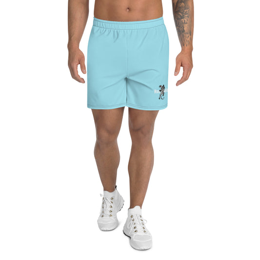 Lepion Sky Blue Athletic Shorts