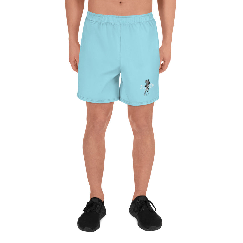 Lepion Sky Blue Athletic Shorts