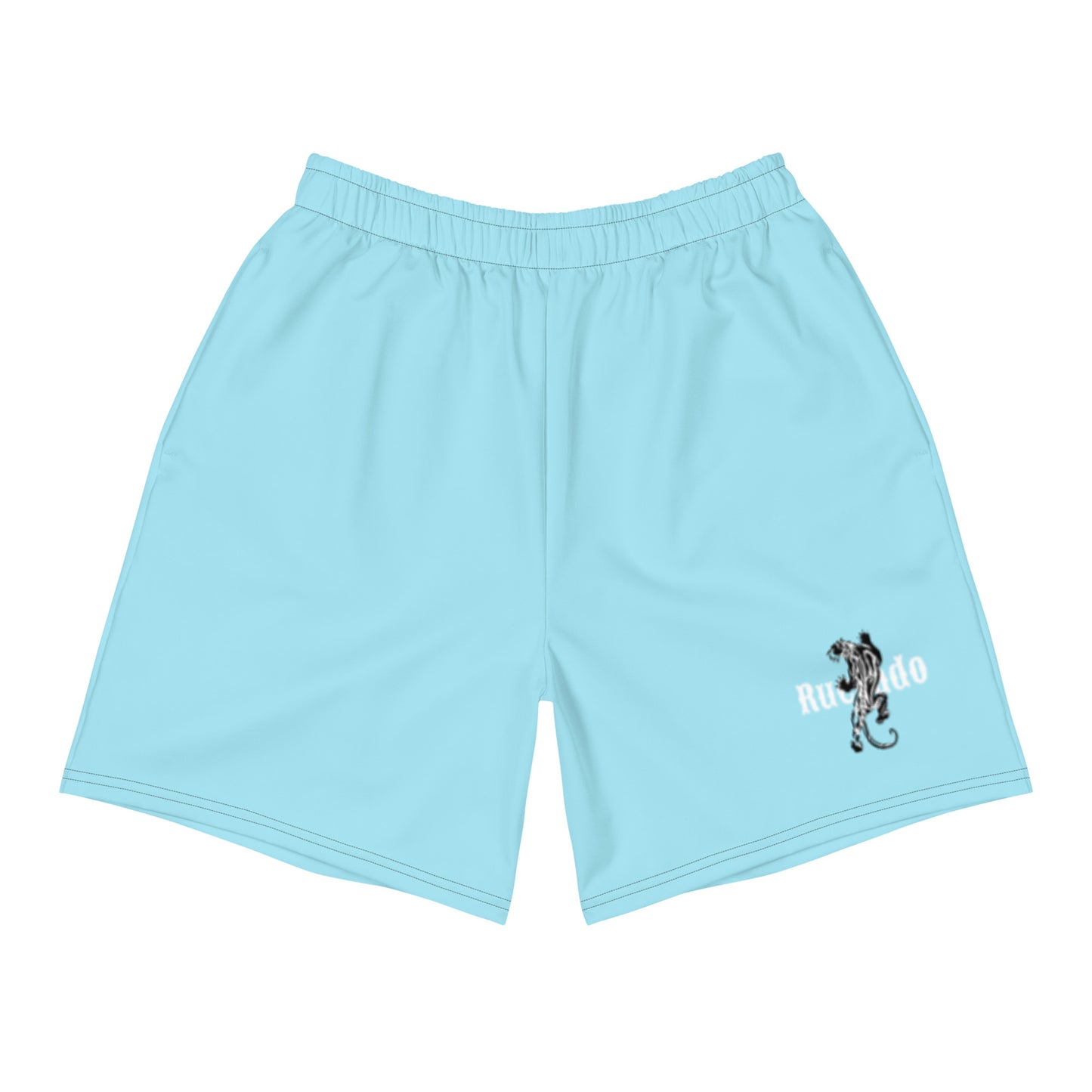 Lepion Sky Blue Athletic Shorts