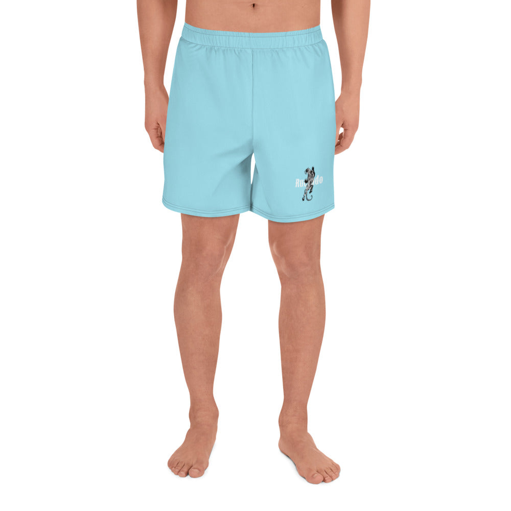 Lepion Sky Blue Athletic Shorts