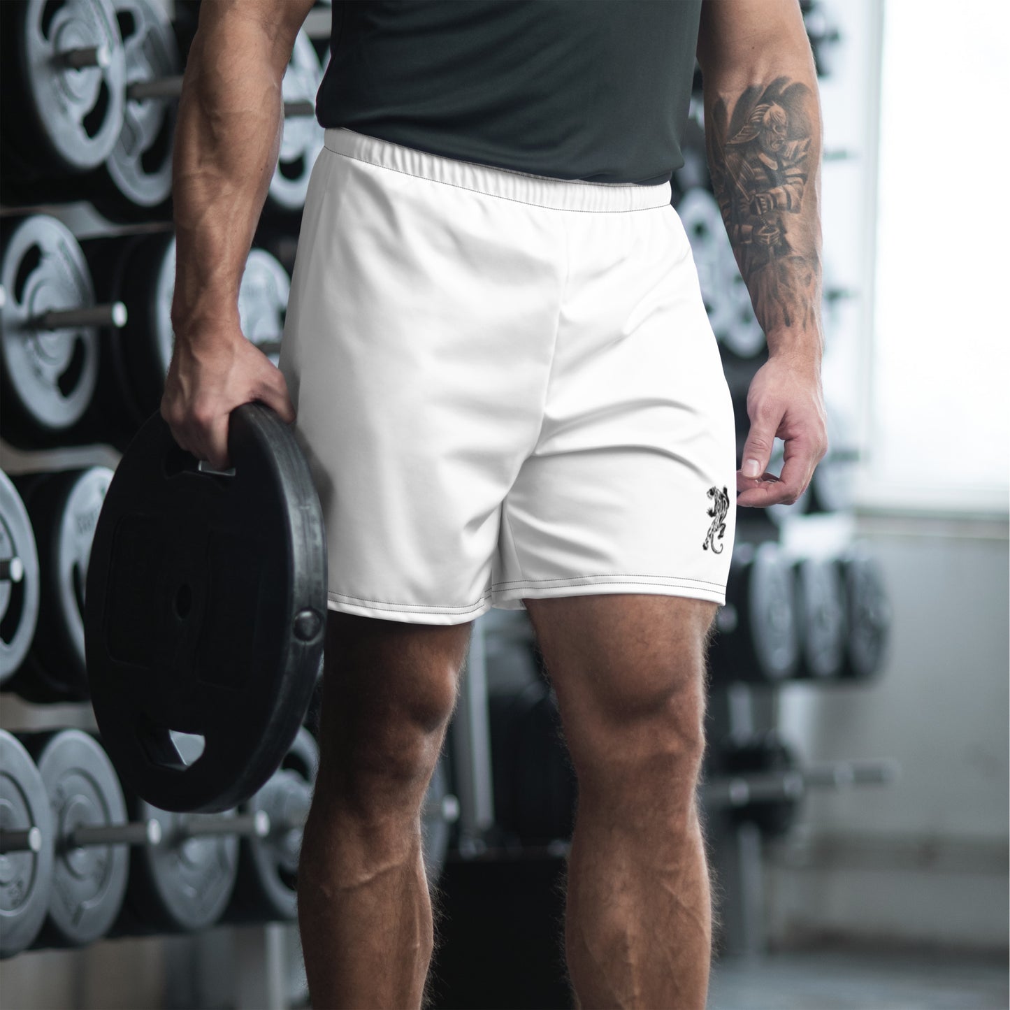 White Lepion Athletic Shorts