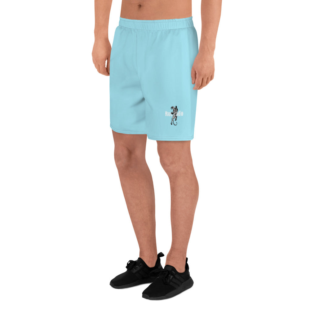 Lepion Sky Blue Athletic Shorts