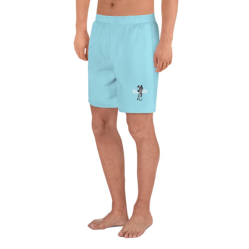 Lepion Sky Blue Athletic Shorts