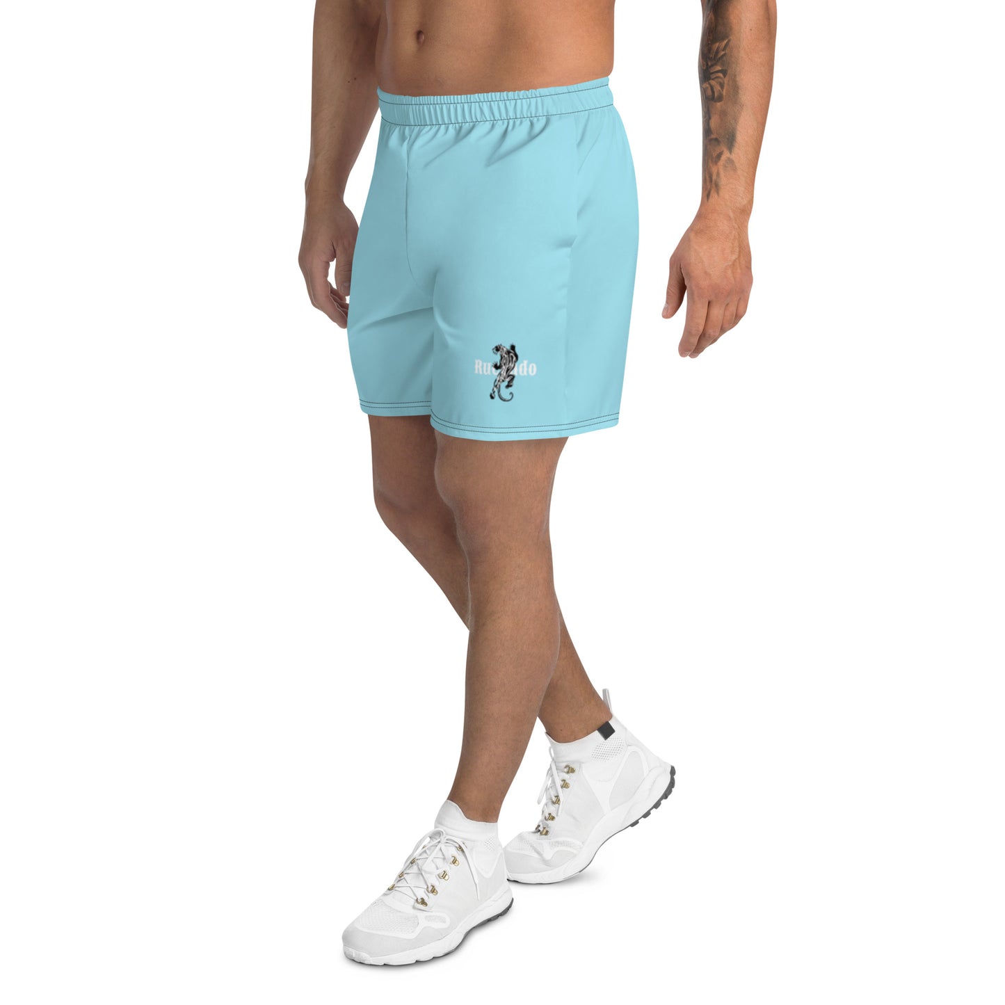 Lepion Sky Blue Athletic Shorts