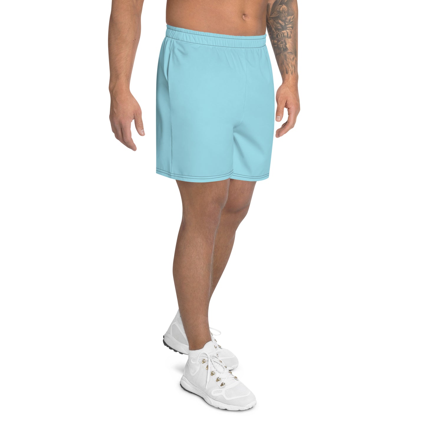 Lepion Sky Blue Athletic Shorts