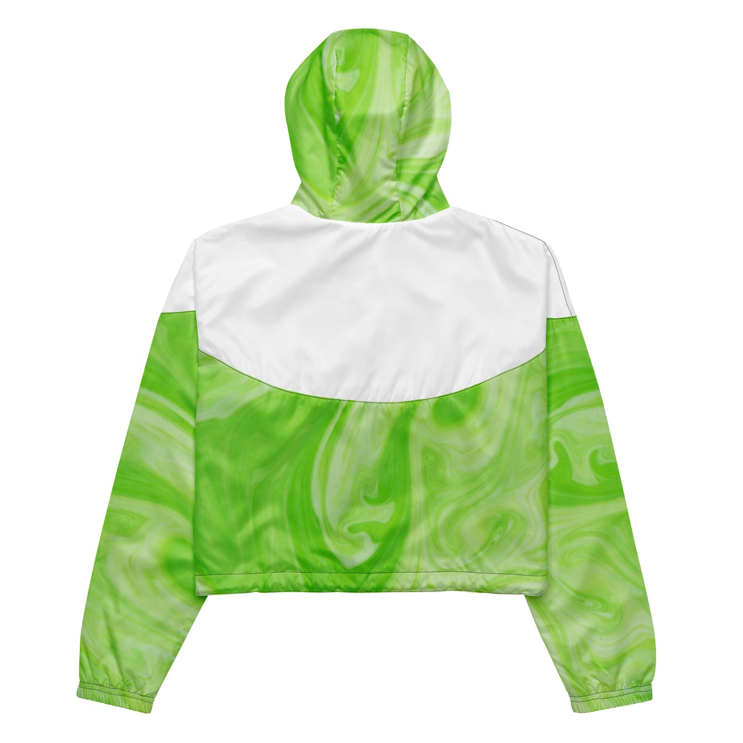 Slime cropped windbreaker