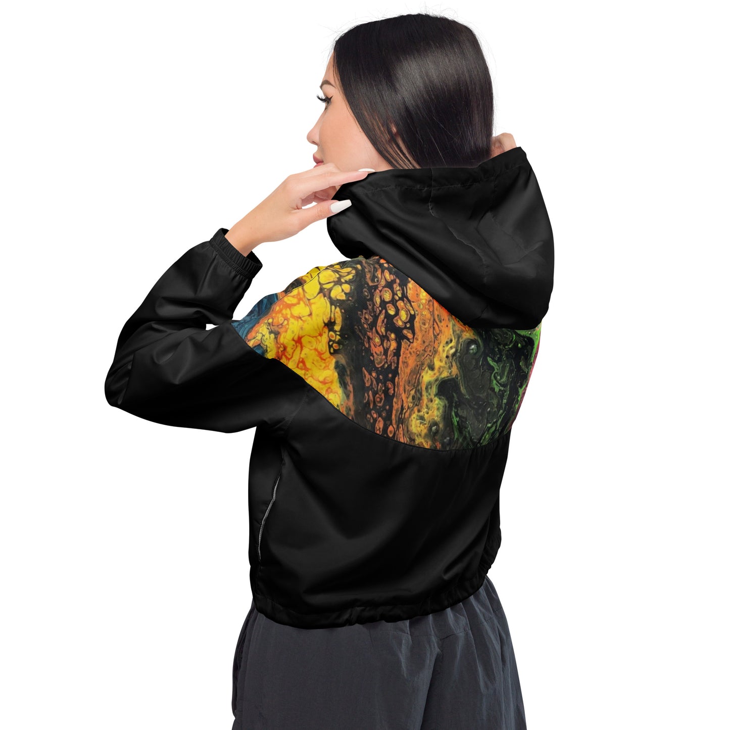 Daub Cropped Windbreaker