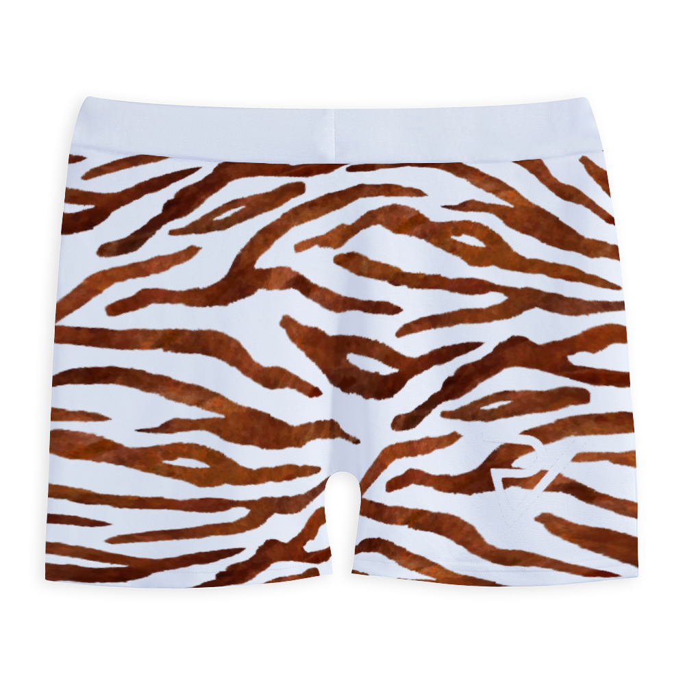 Creme Tigre Yoga Shorts