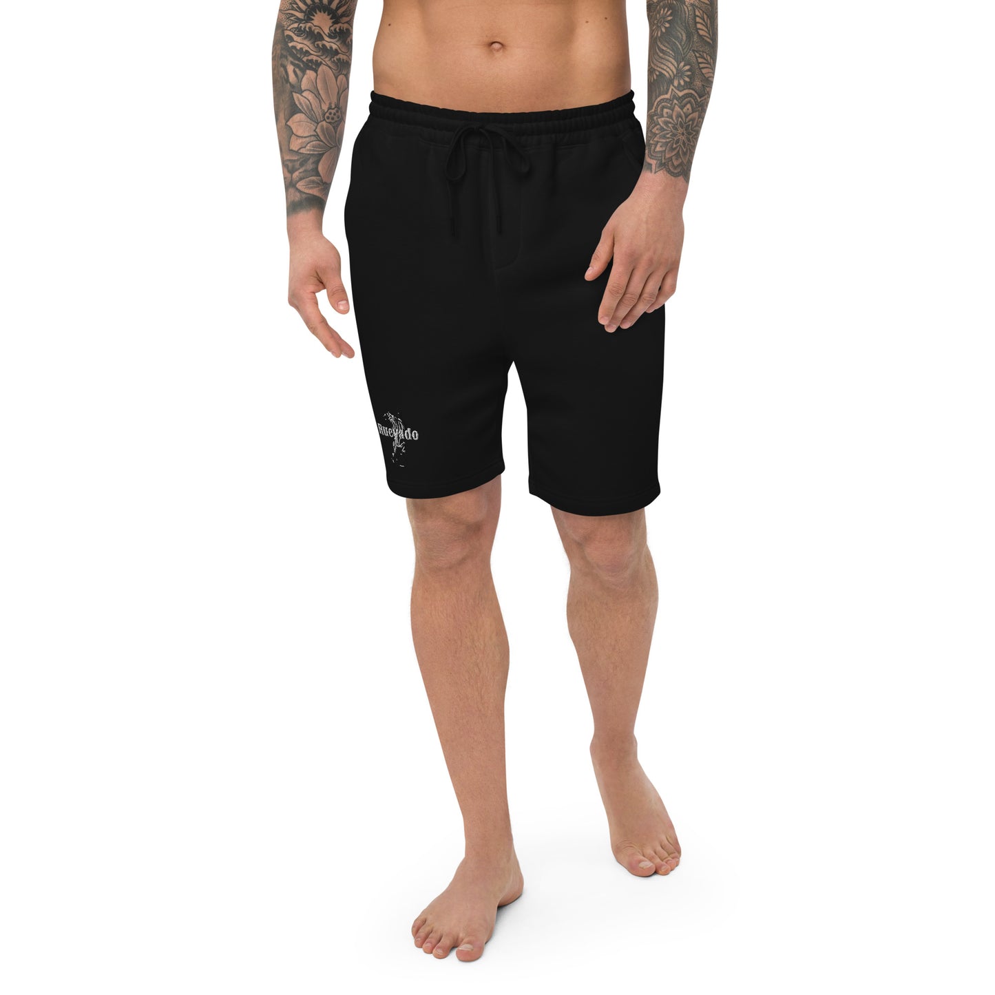 Leapard Men's fleece shorts