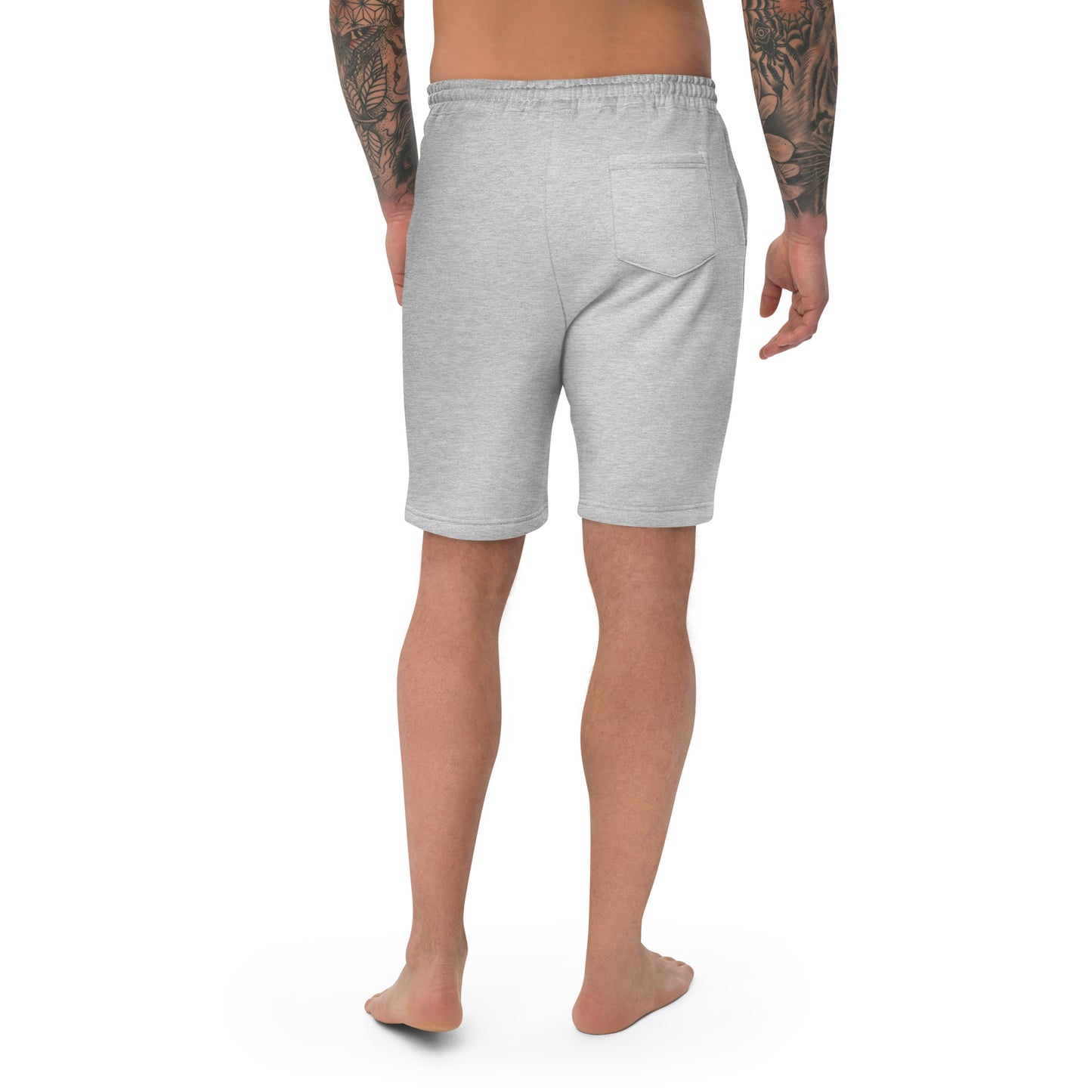 Leapard Men's fleece shorts