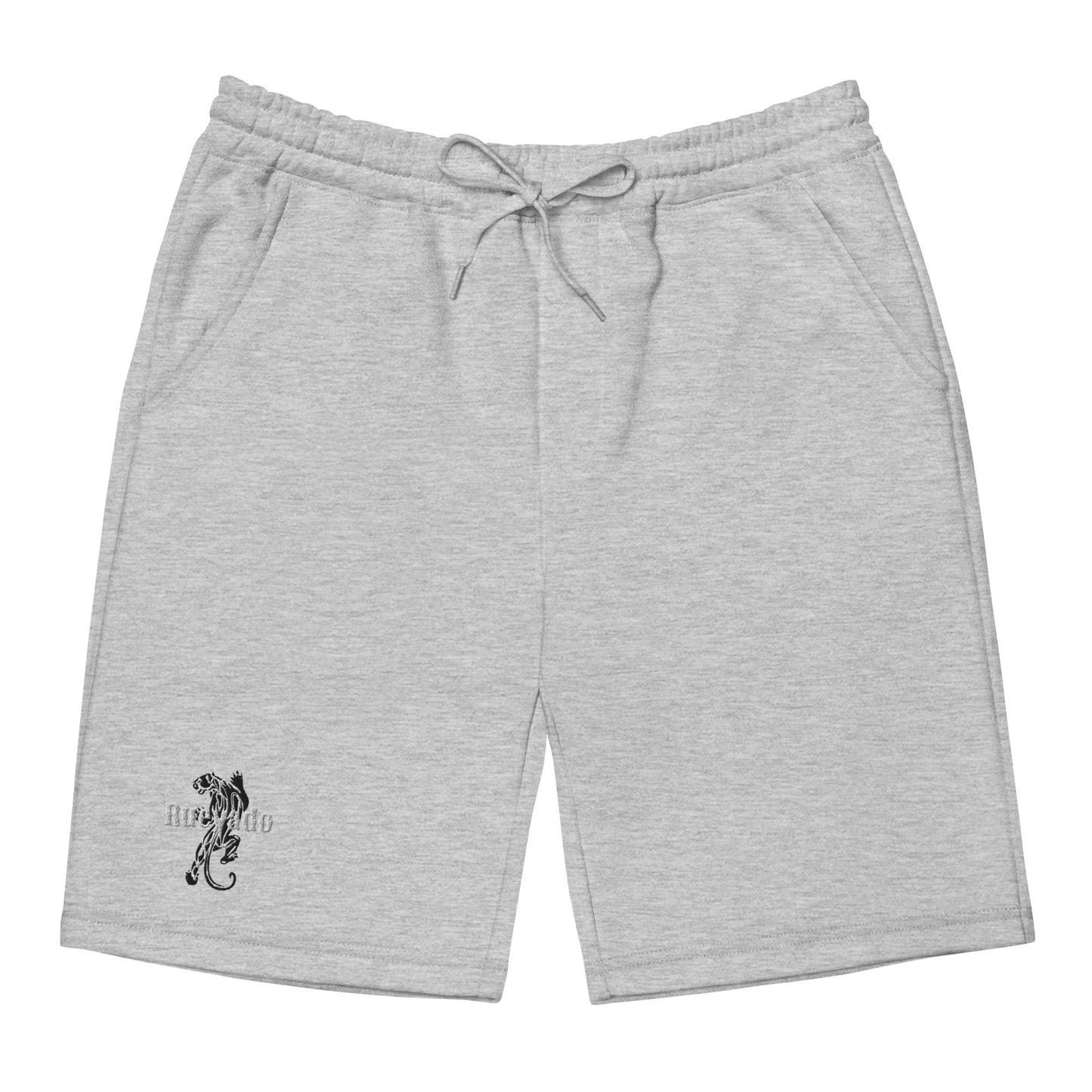 Leapard Men's fleece shorts