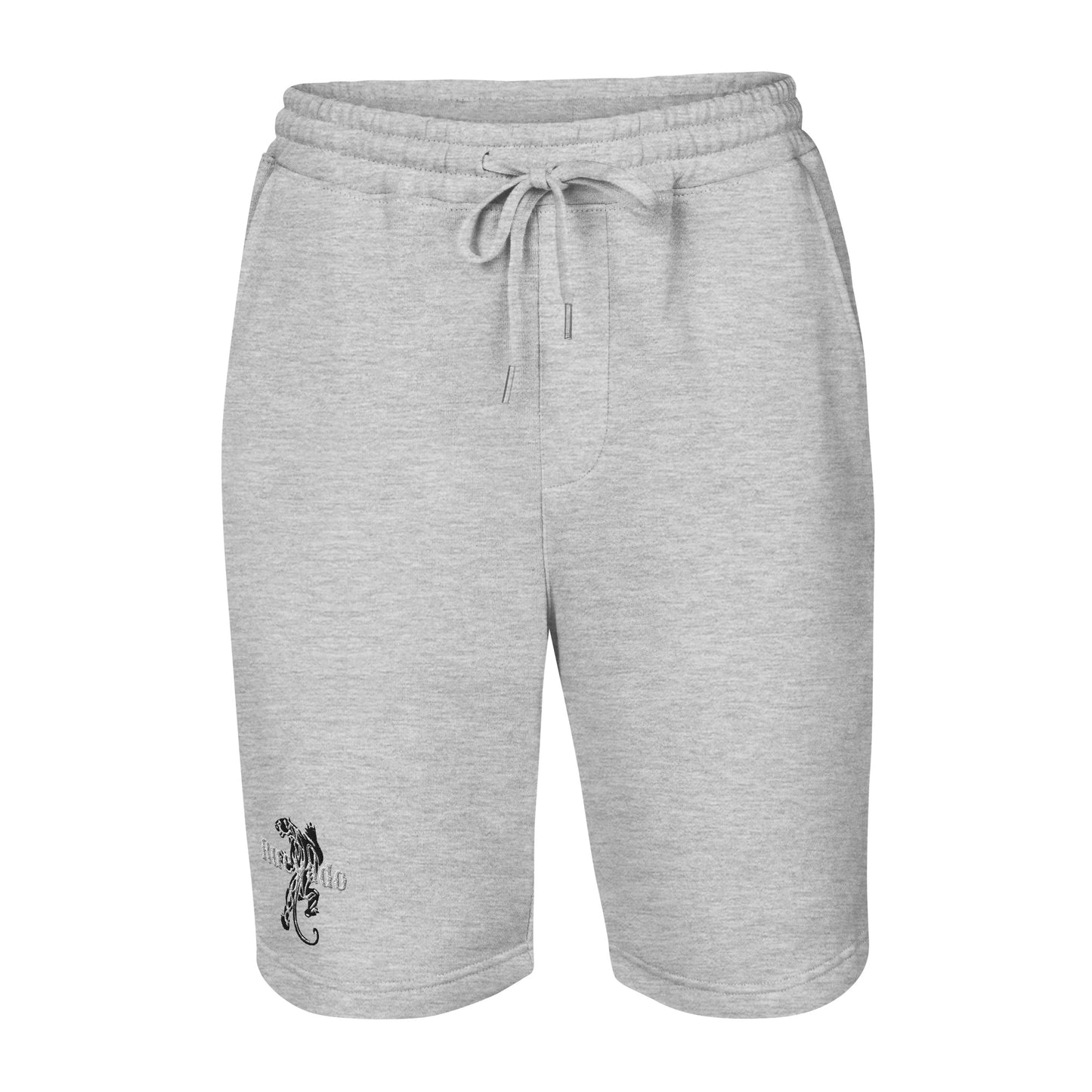 Leapard Men's fleece shorts