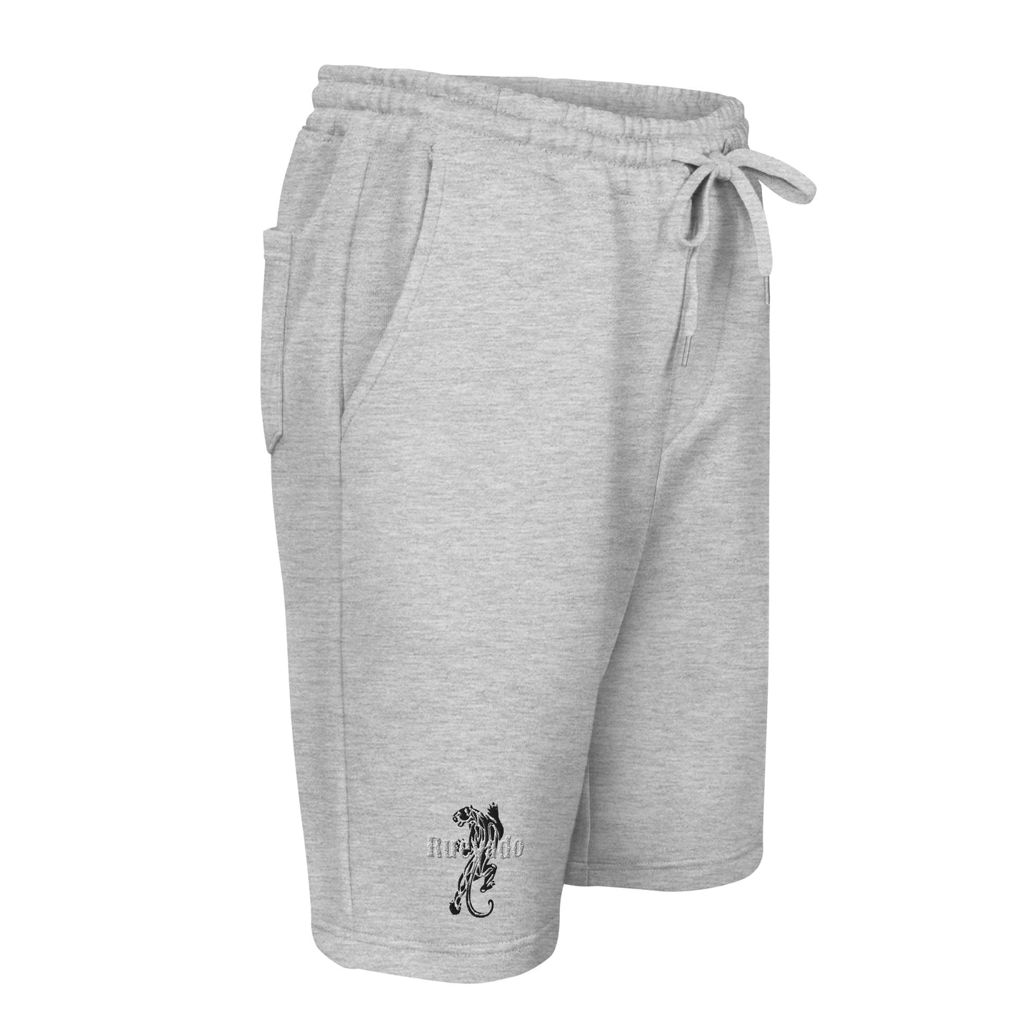 Leapard Men's fleece shorts