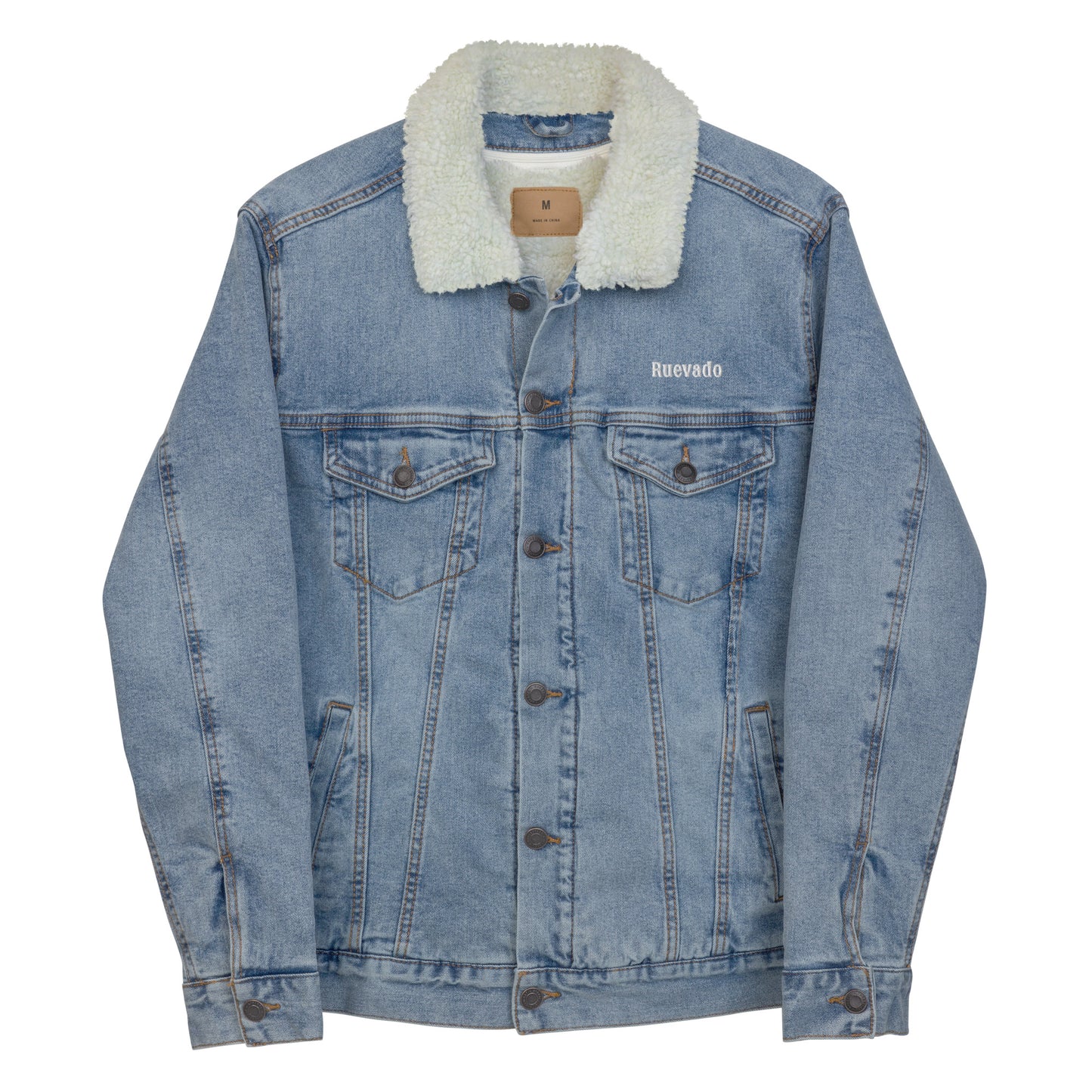 Rue V denim sherpa jacket